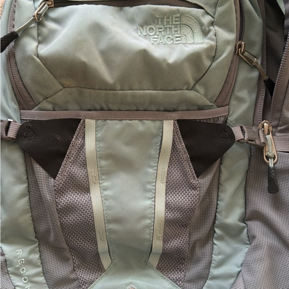 The North Face Women's Blue and Gray Backpack - Picture 2 of 7